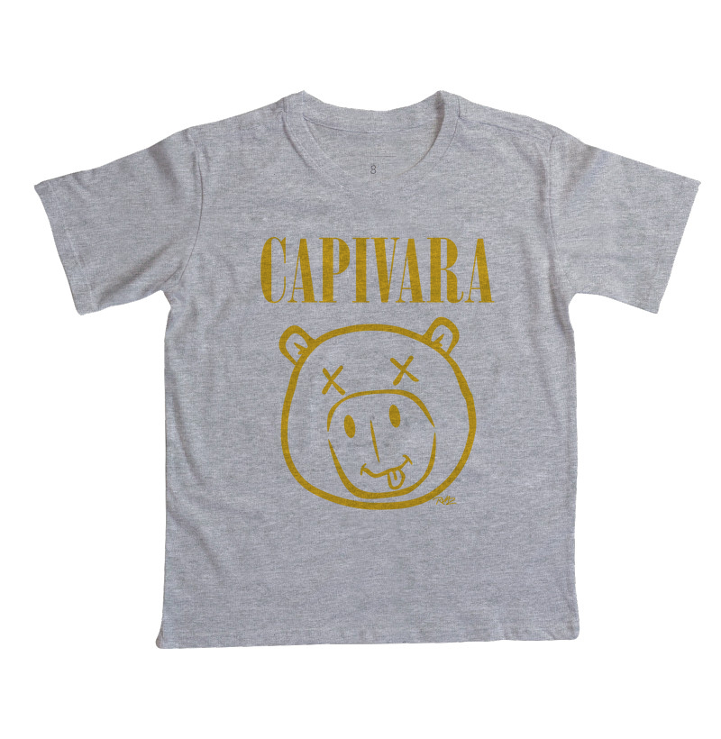Camiseta Capivara Grunge - Imagem 4