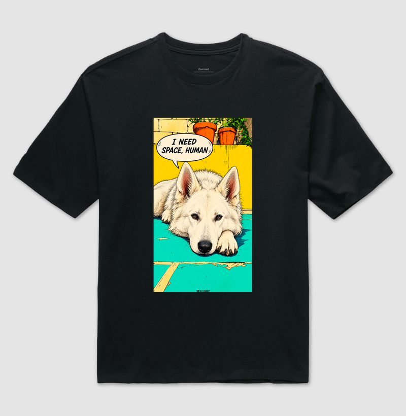 🐺💬 Pastor Canadense Edition: I Need Space, Human 🤍✨ - Imagem 2