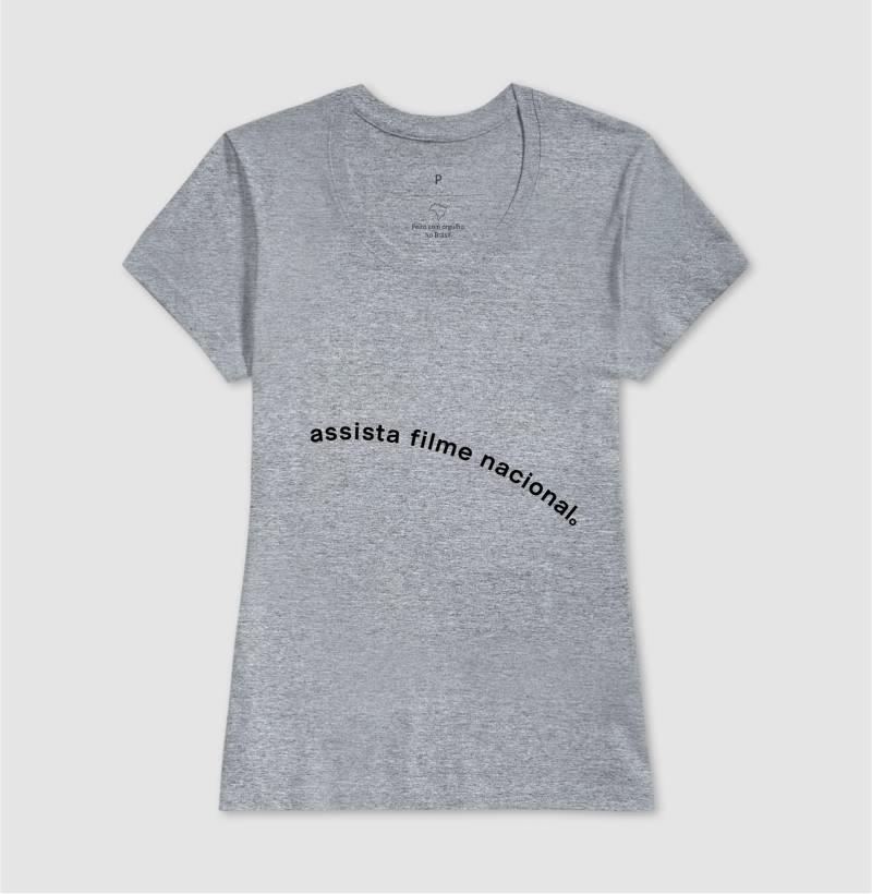 Camiseta Assista Filme Nacional(coleção Virada do Cinema Nacional) - Imagem 6