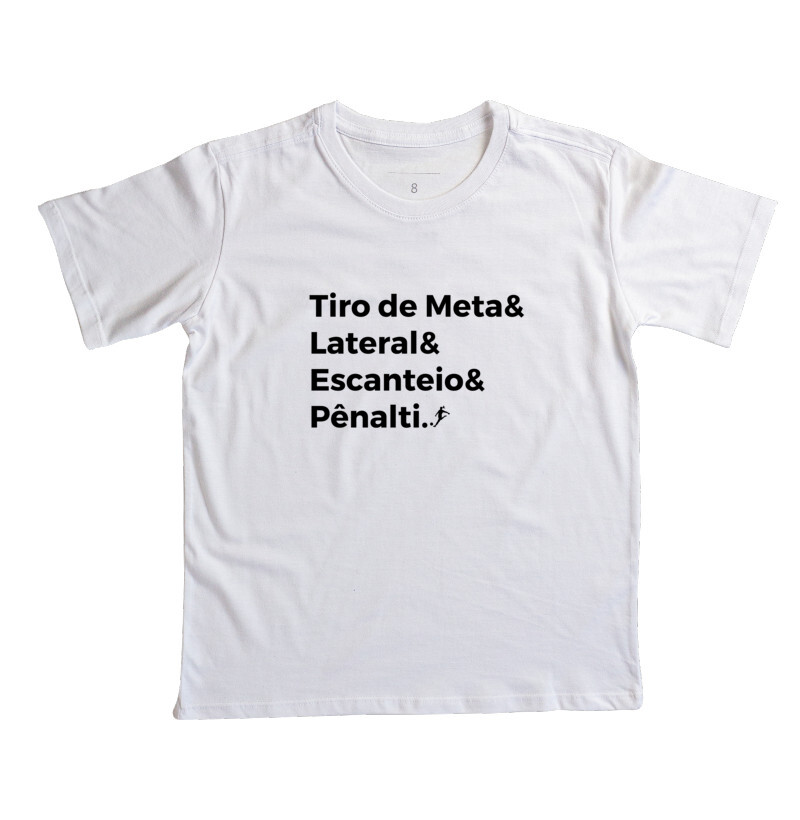 Camiseta Mini Lances do Jogo