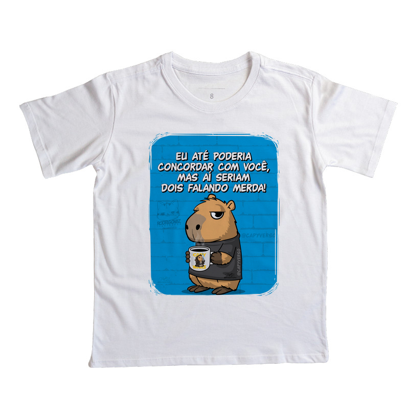 Camiseta Capivara Falando Merda - Imagem 4