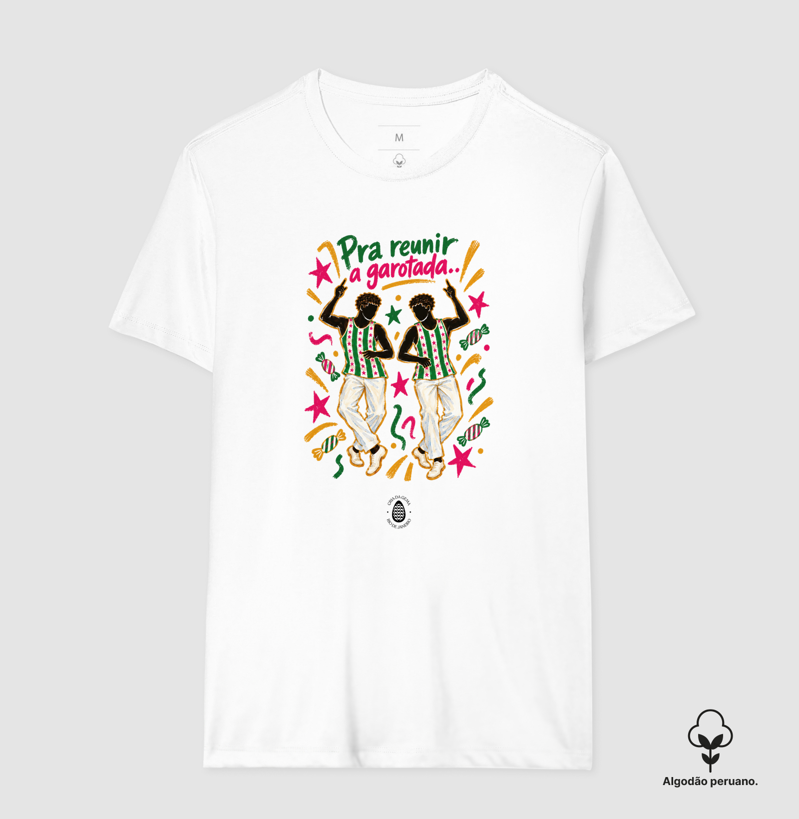 Camiseta Algodão Peruano Pra reunir a garotada - Imagem 6
