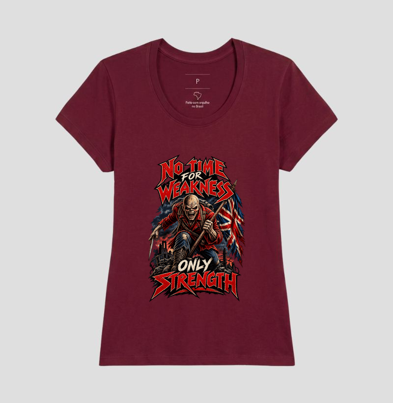 Camiseta Heavy Metal No Time for Weakness - Imagem 15
