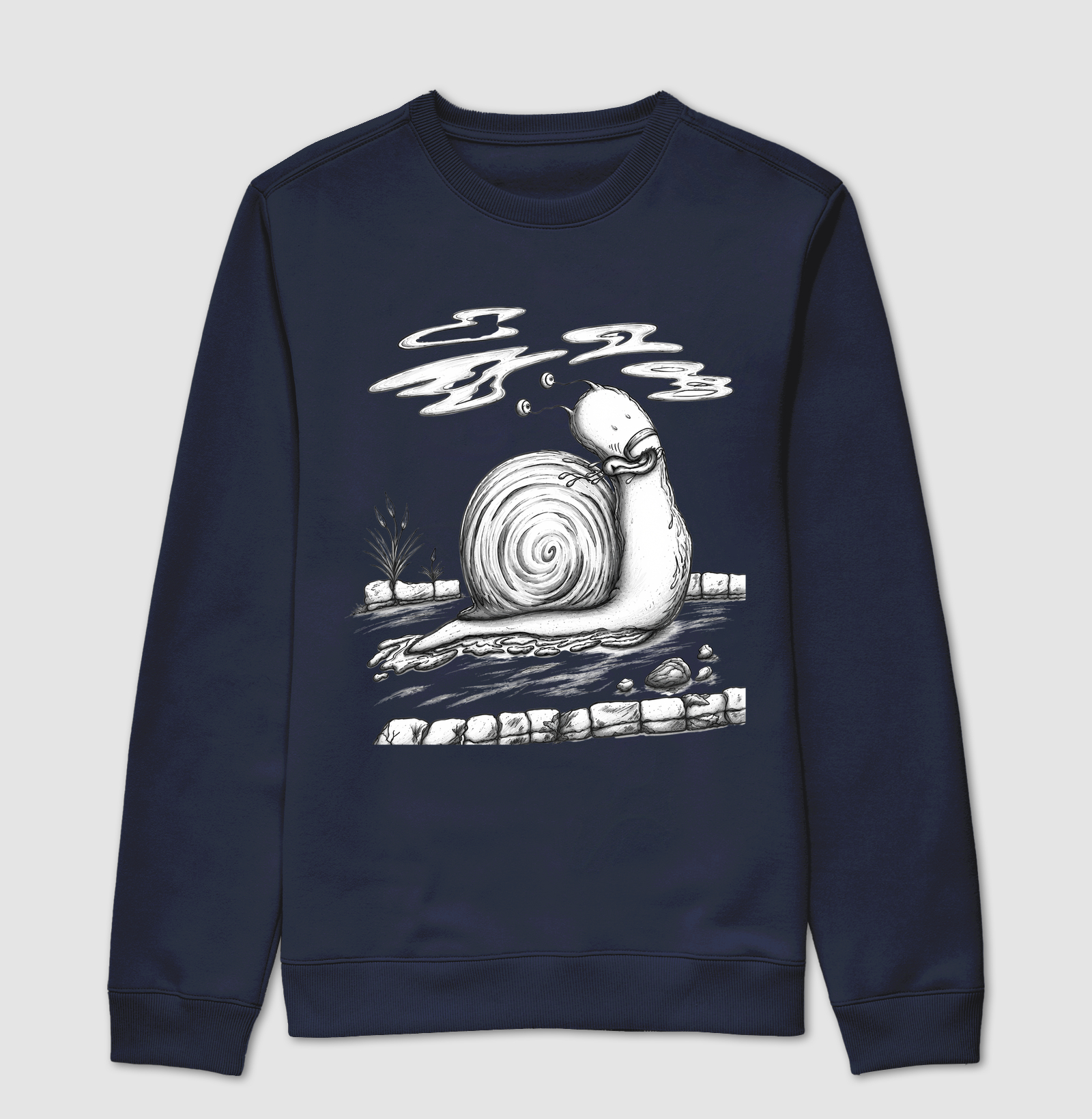 Moleton Caracol Preta e Branco - Imagem 8