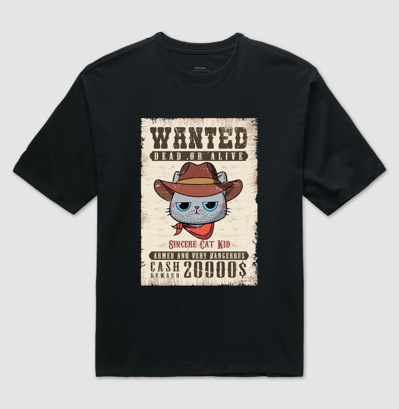 Camiseta Wanted Cat Kid - Imagem 2