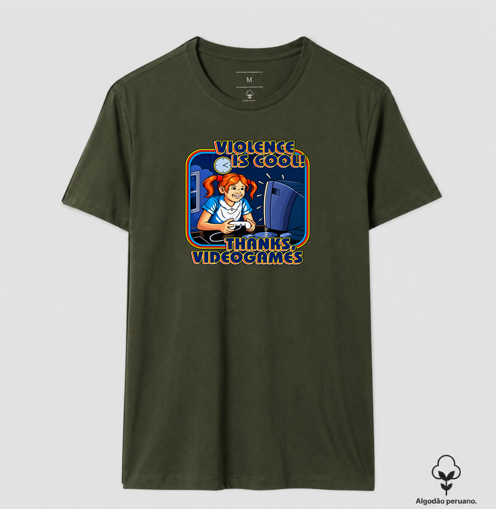 Camiseta Algodão Peruano "GTA 6 Thanks Video Games" - Imagem 4