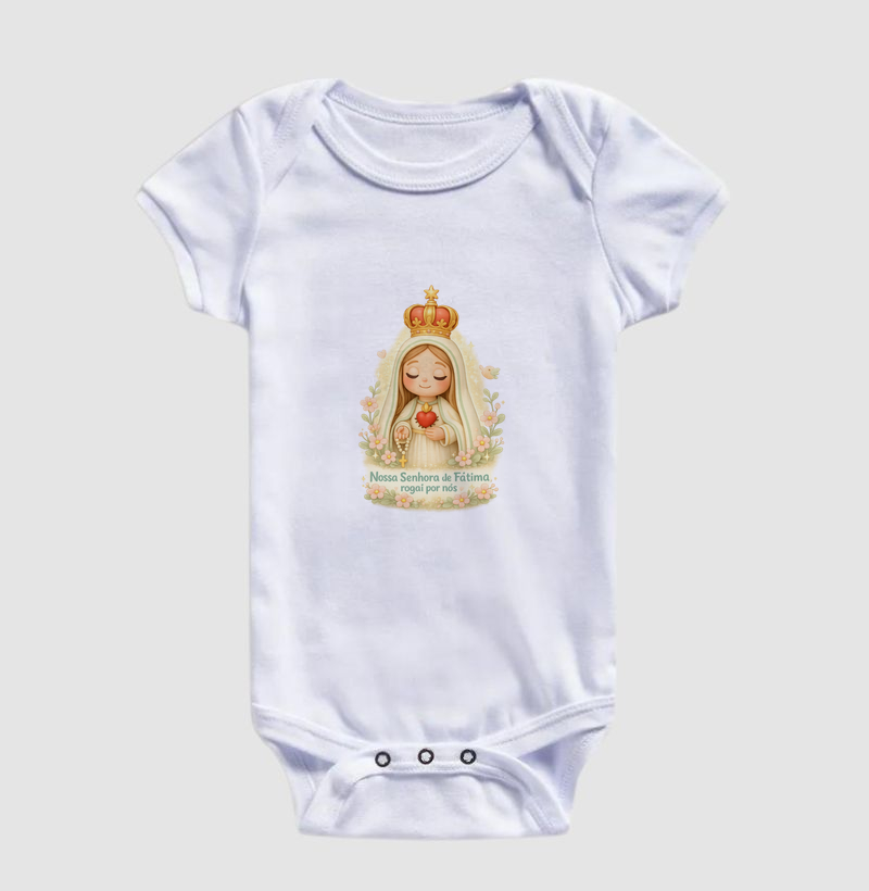 Body Infantil Nossa Senhora de Fátima - Imagem 3