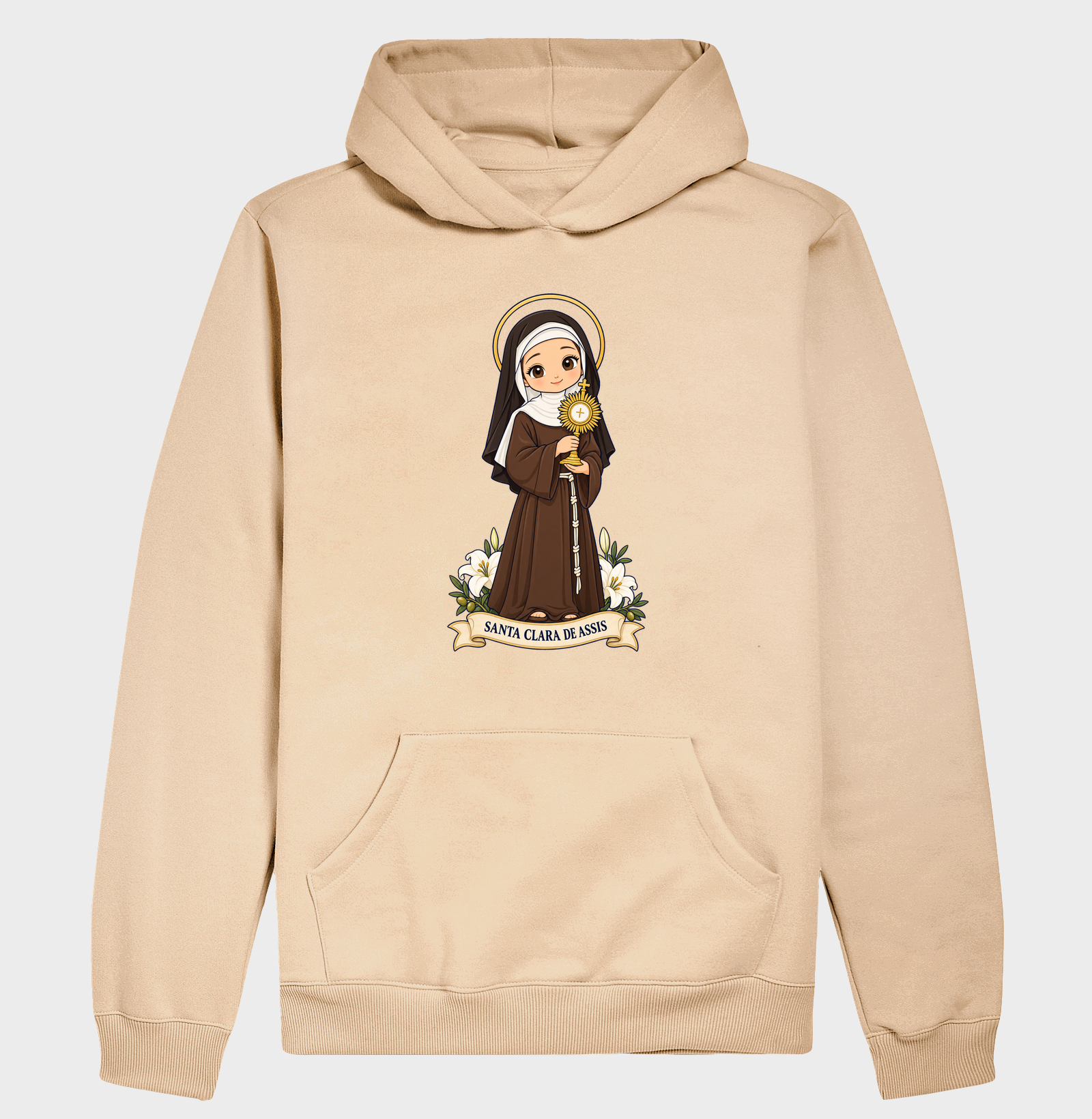 Santa Clara de Assis estilo chibi - Imagem 5