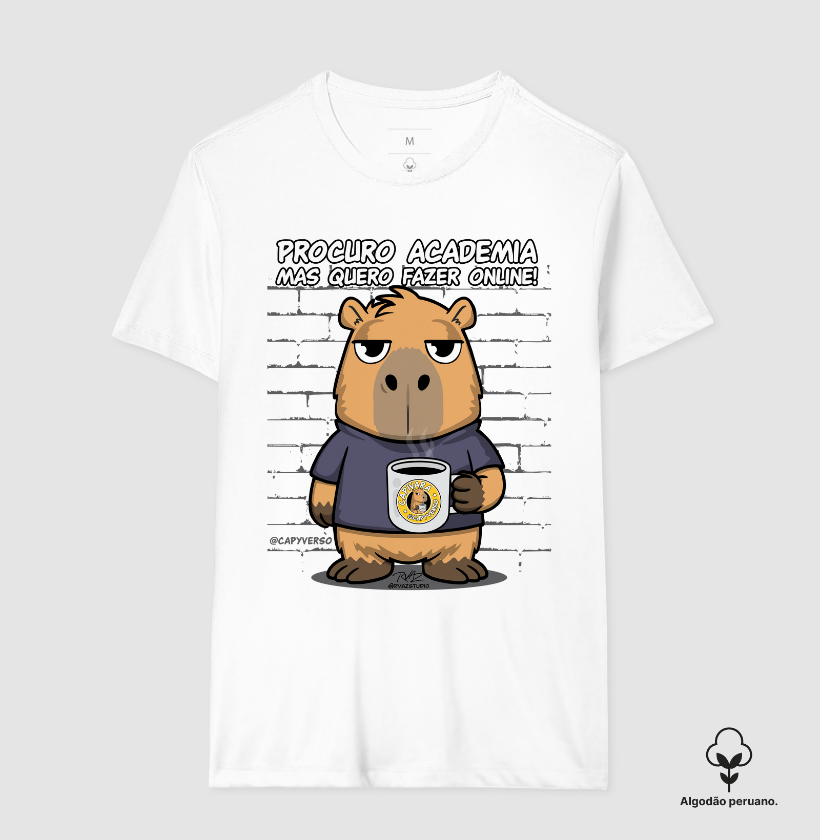 Camiseta Capivara Academia Online - Imagem 4