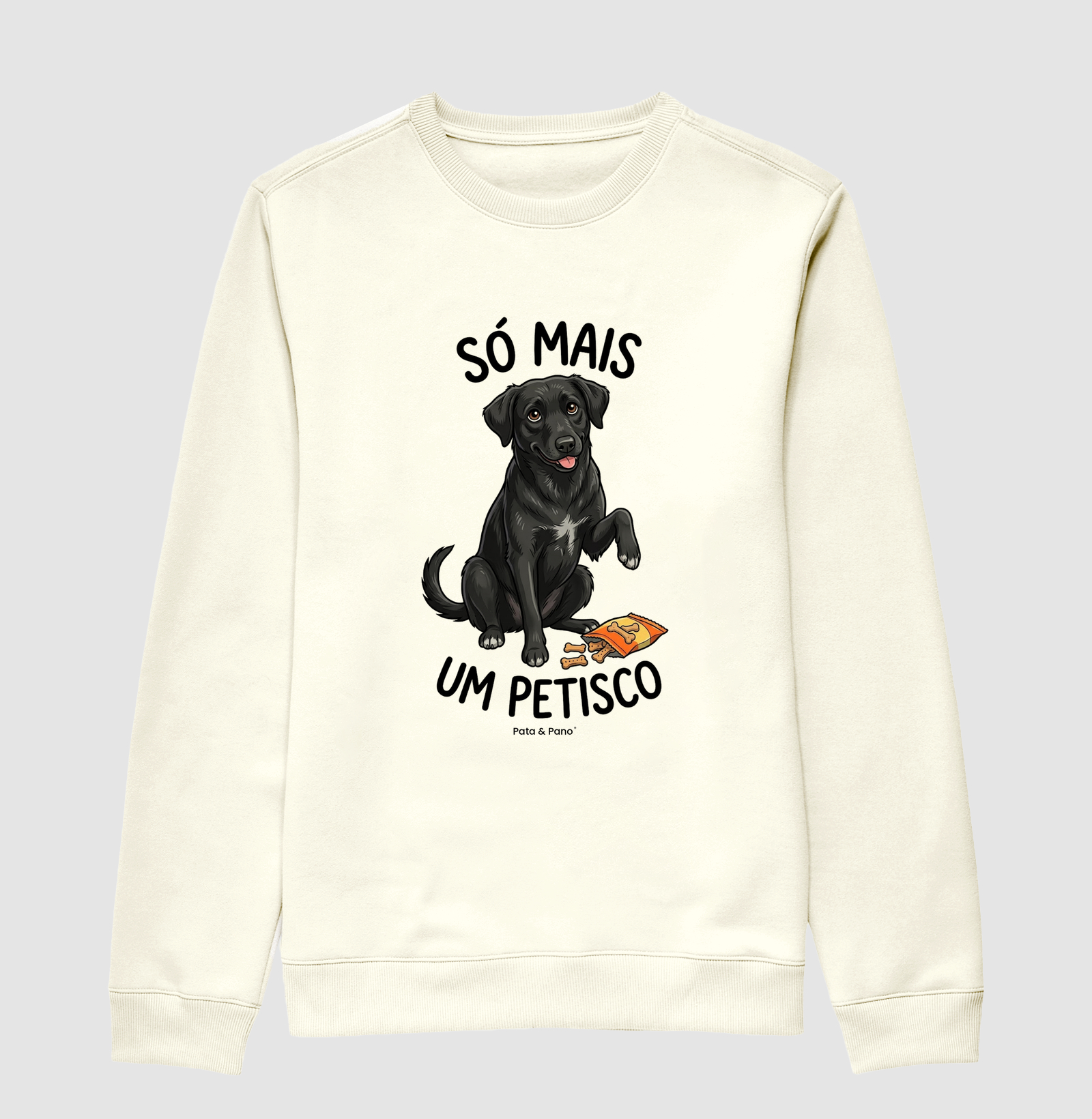 SUÉTER MOLETOM VIRA-LATA PRETO PETISCO - Imagem 2