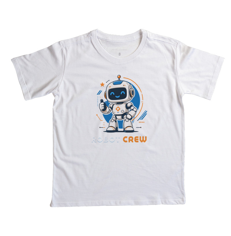 Camiseta Infantil Robot Crew - Imagem 2