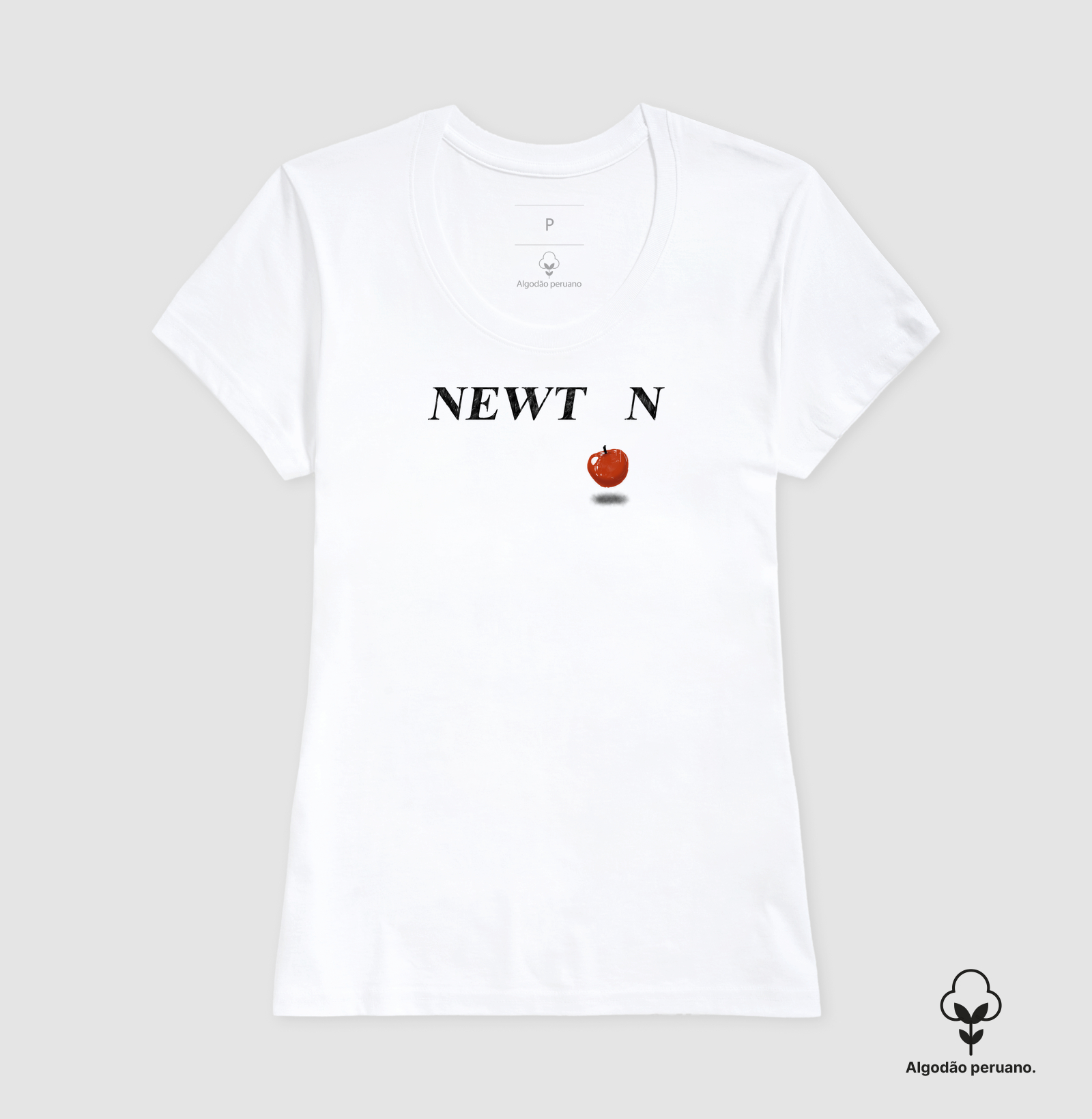 Camiseta Newton Algodão Peruano - Imagem 3