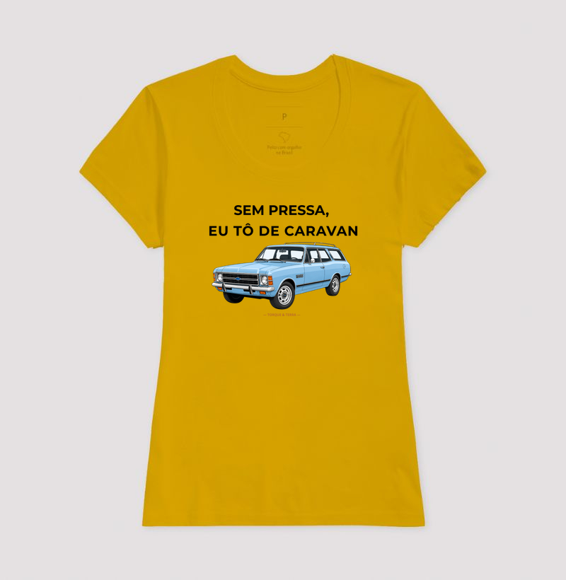 Sem pressa, eu tô de Caravan - azul claro - Imagem 15