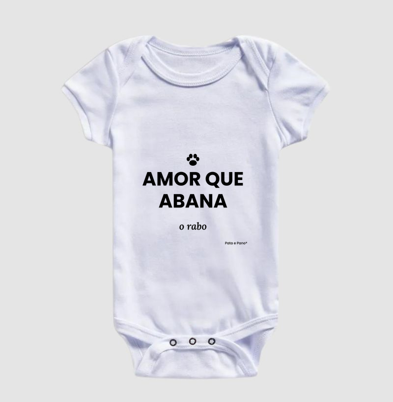 CAMISETA  - AMOR QUE ABANA O RABO - Imagem 3