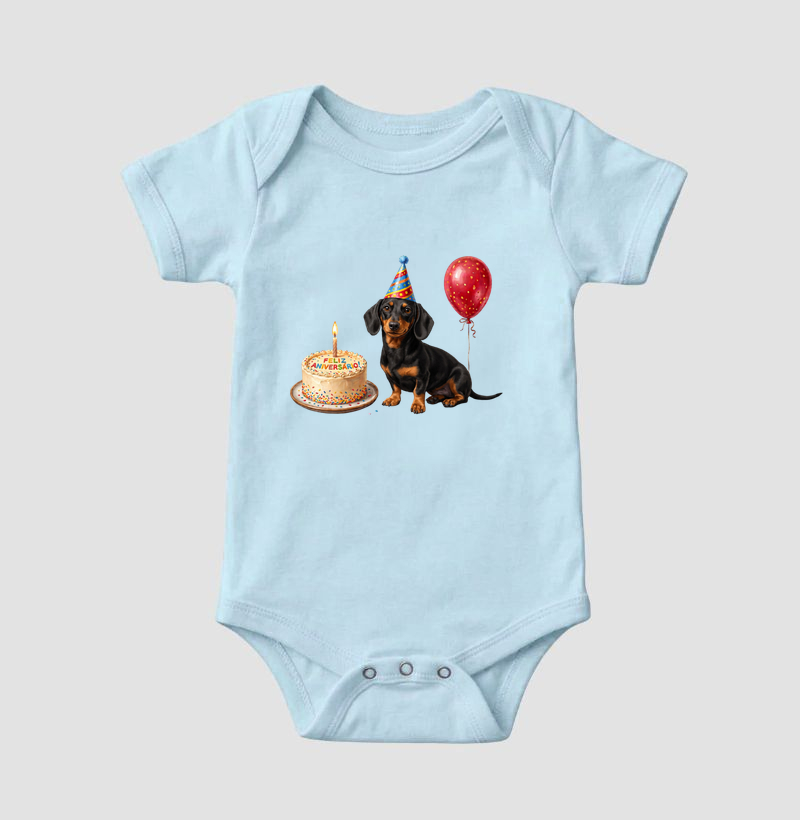 Dachshund Preto - Aniversário - Imagem 4