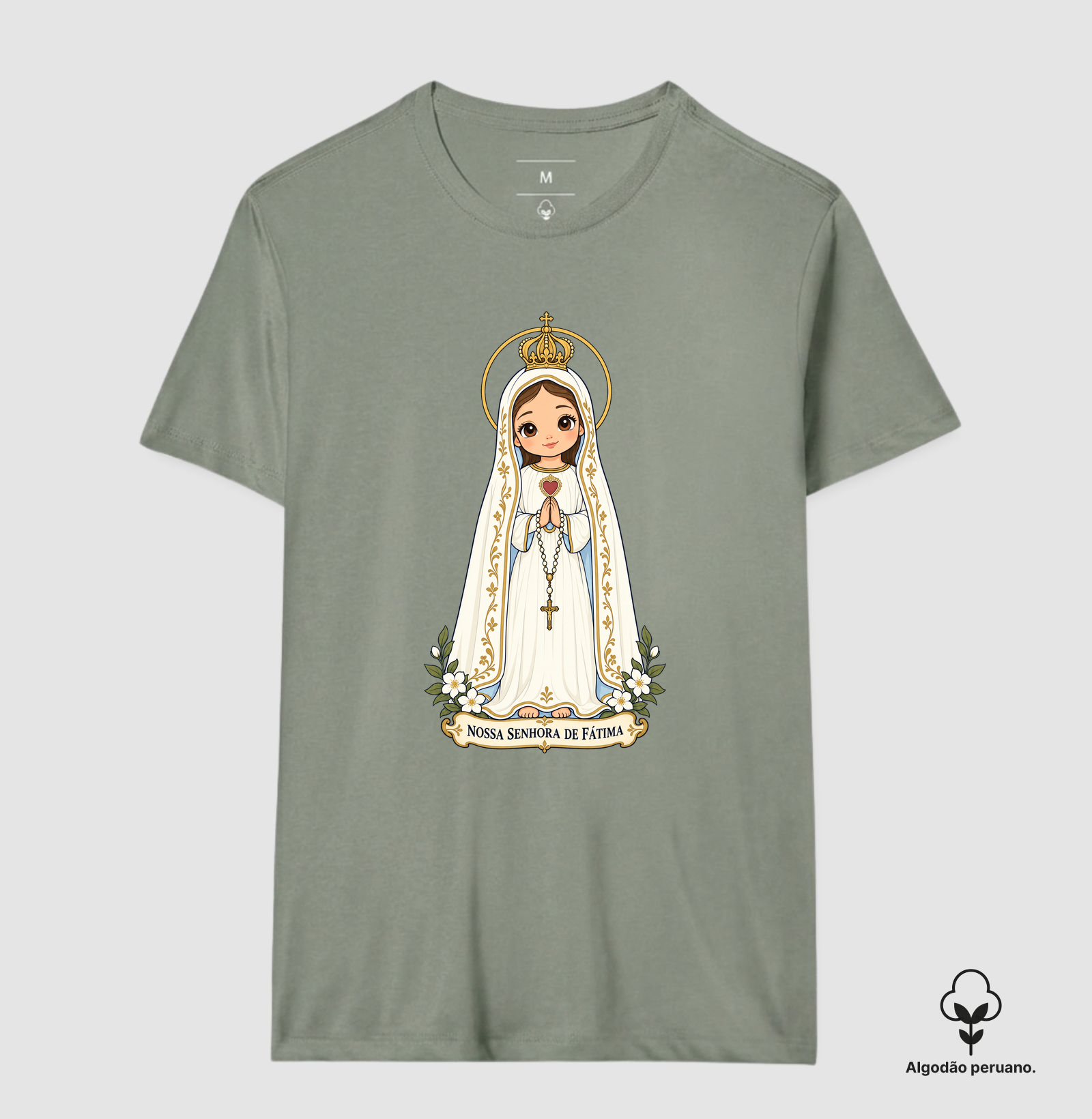Nossa senhora e Fátima estilo chibi - Imagem 8