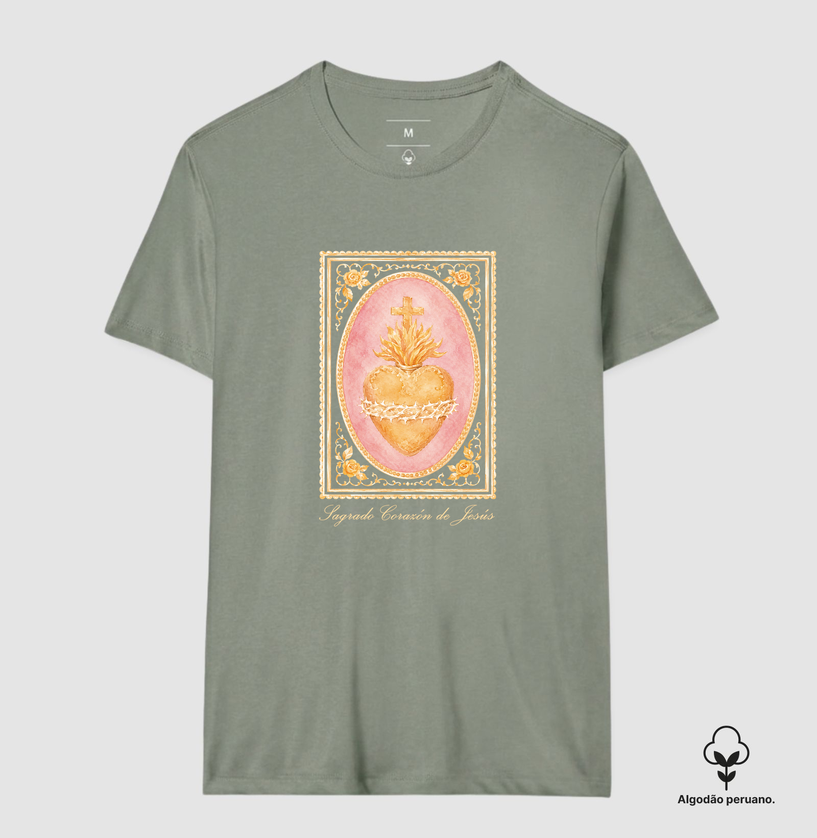 Tshirt Sagrado Corazón de Jesús - Imagem 4