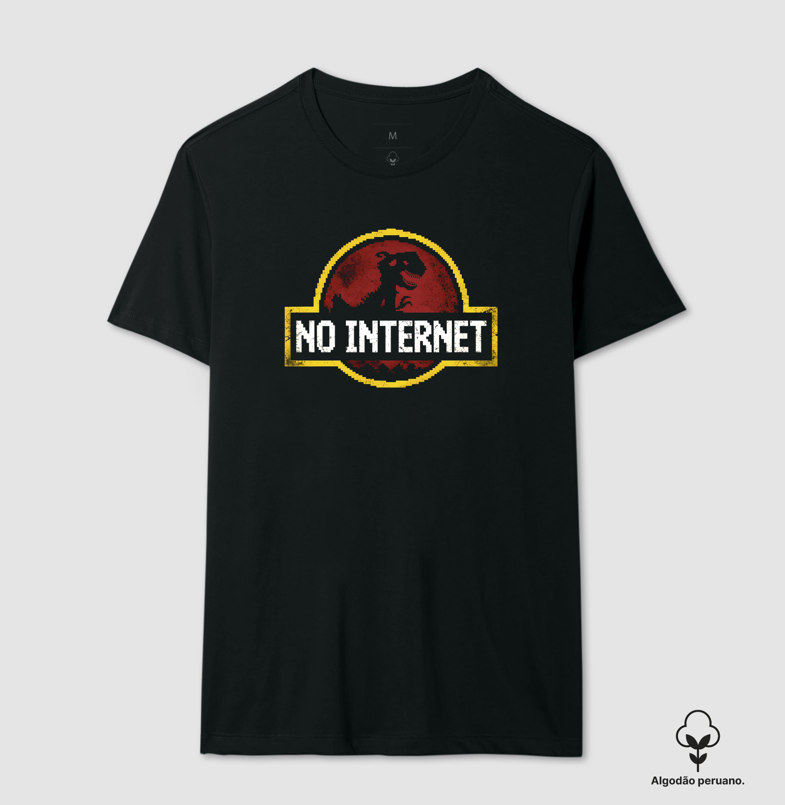 Camiseta Algodão Peruano No Internet - Imagem 2