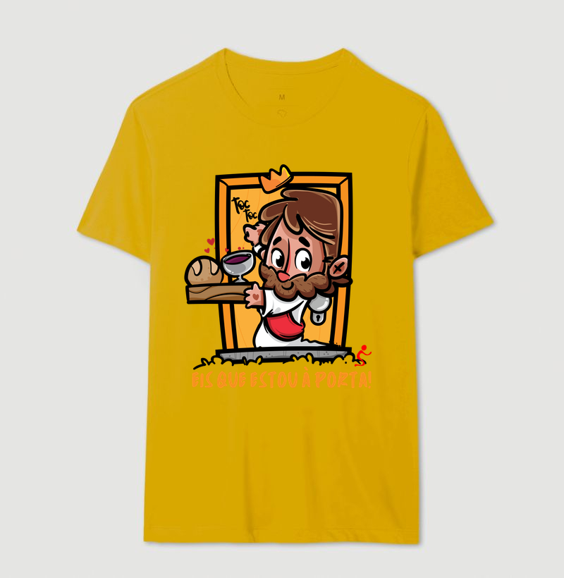 Camiseta Cristã Jesus Está à Porta - Imagem 14