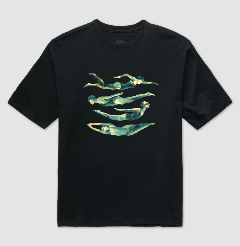 Camiseta Oversized Natação - Nadadoras - Imagem 4