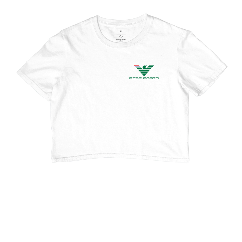 RISE AGAIN é uma estampa que simboliza força, superação e recomeços. Seu design geométrico moderno em tons de verde cria um visual elegante e cheio de personalidade. Ideal para quem acredita que sempre é possível se reinventar e seguir mais forte do que antes. 💚✨  "Levante-se. Evolua. Rise Again." - Imagem 3