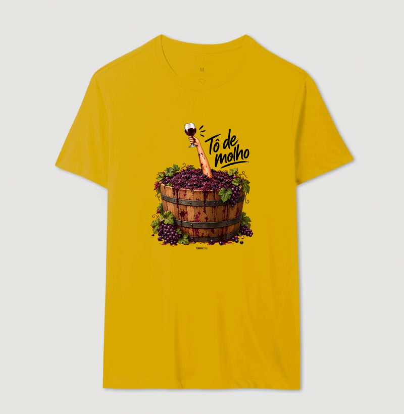Camiseta Vinho - “Tô de Molho” – Humor & Wine Mood - Imagem 12