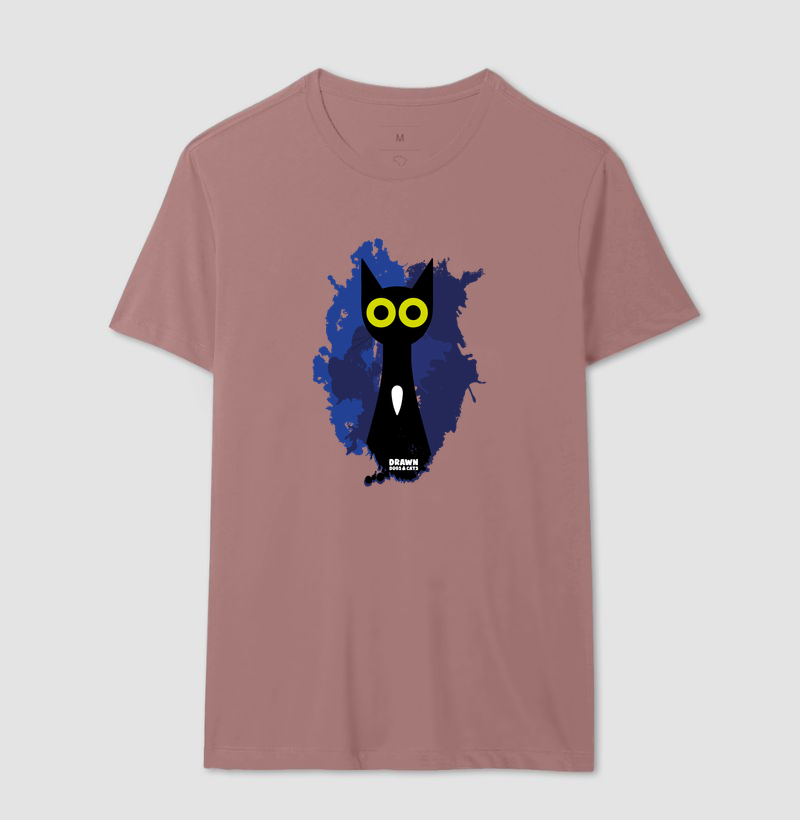 Gato preto com fundo azul - Imagem 18