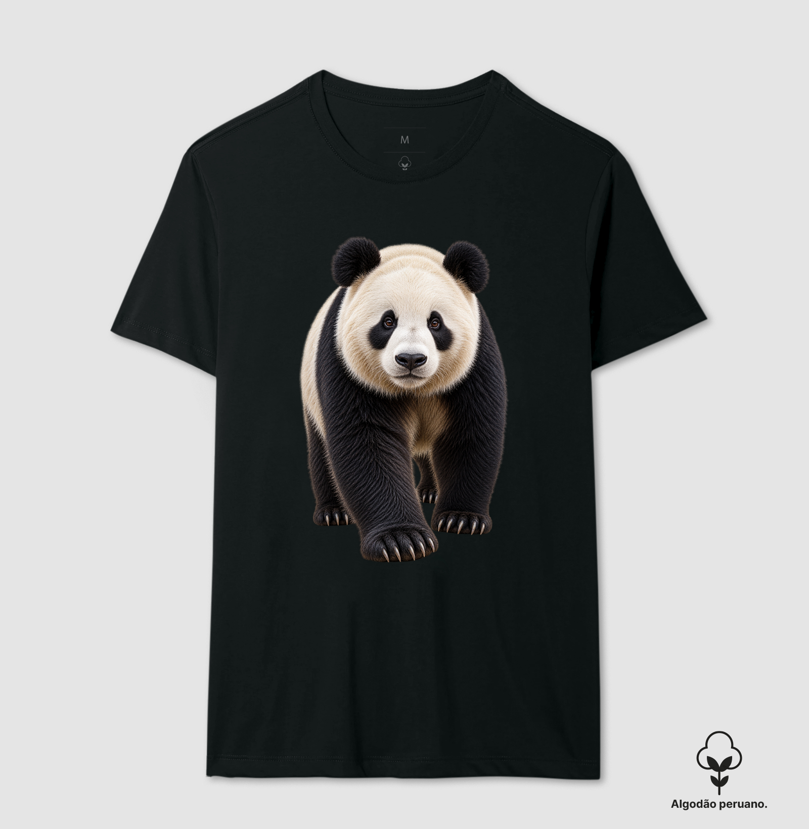 Camiseta Algodão Peruano - Panda - Imagem 4