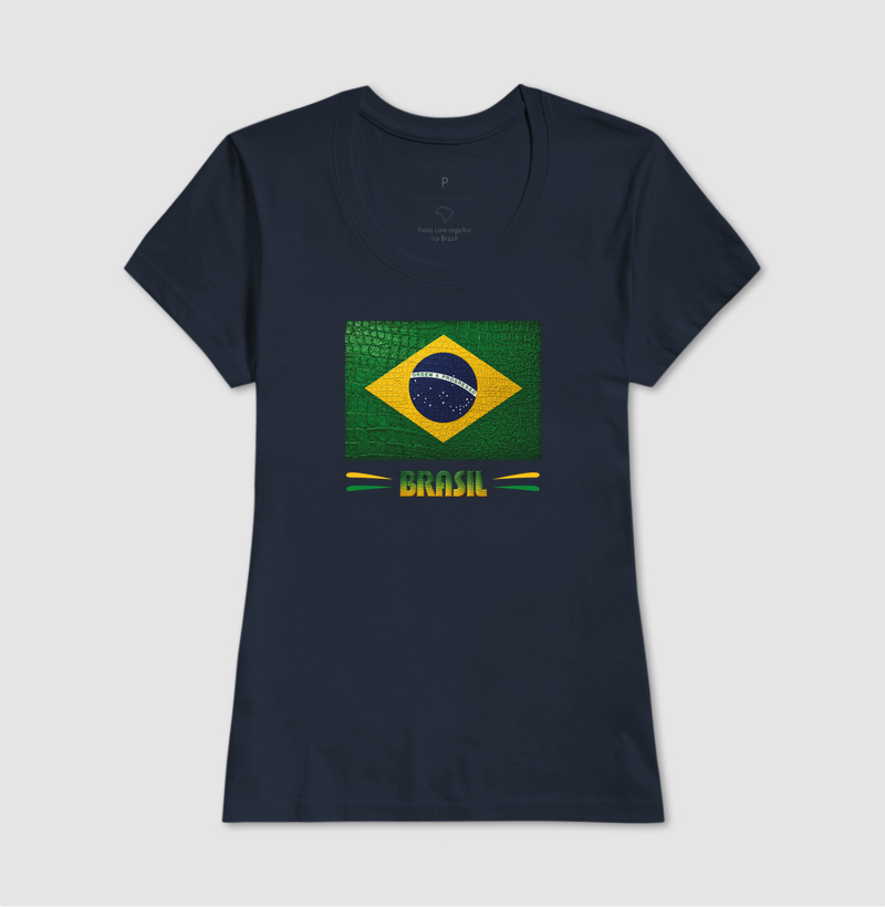 Camiseta Bandeira do BR estilizada (Masculina e Feminina) - Imagem 10