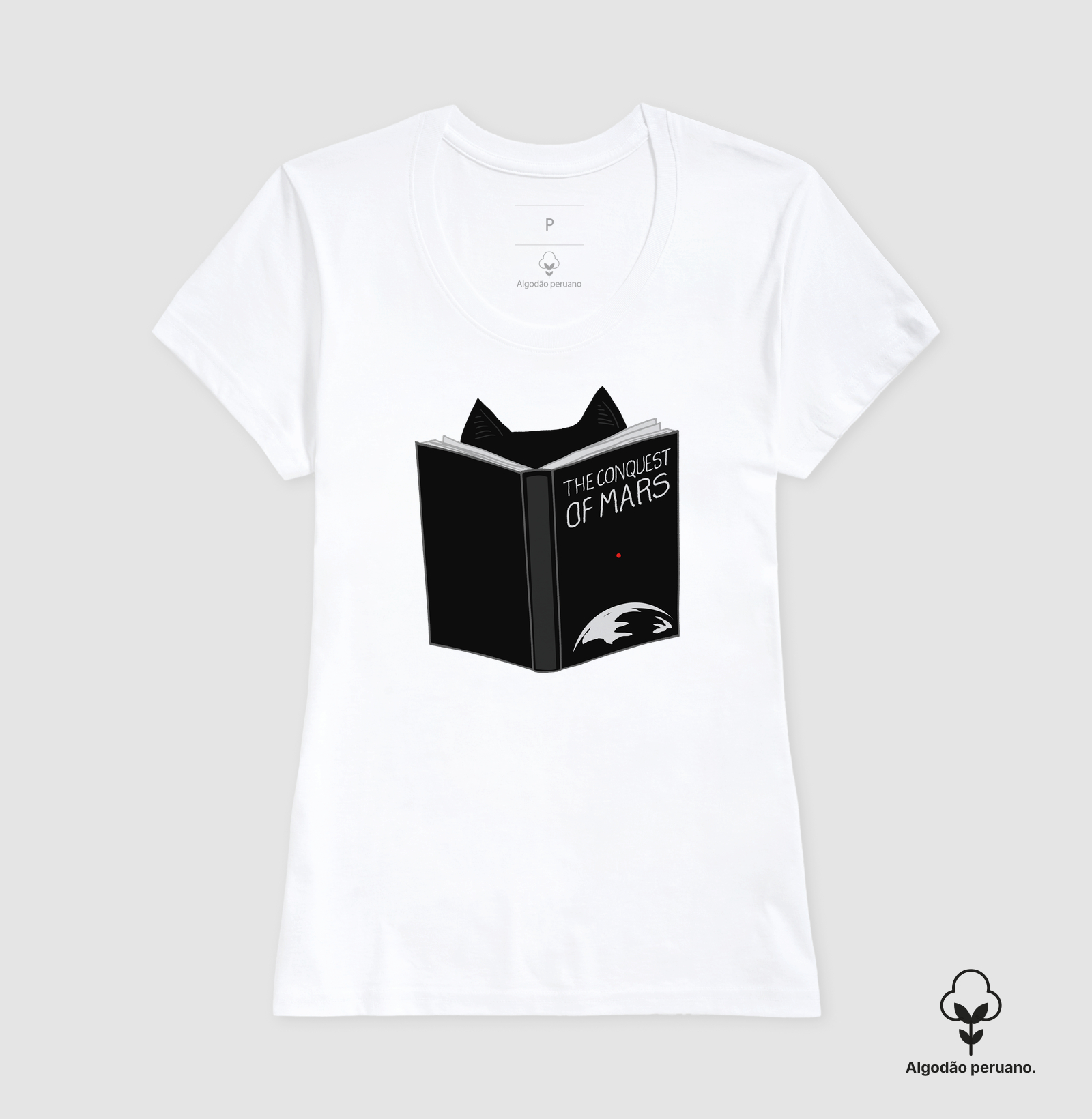 Camiseta Algodão Peruano Domínio de Marte - Imagem 3