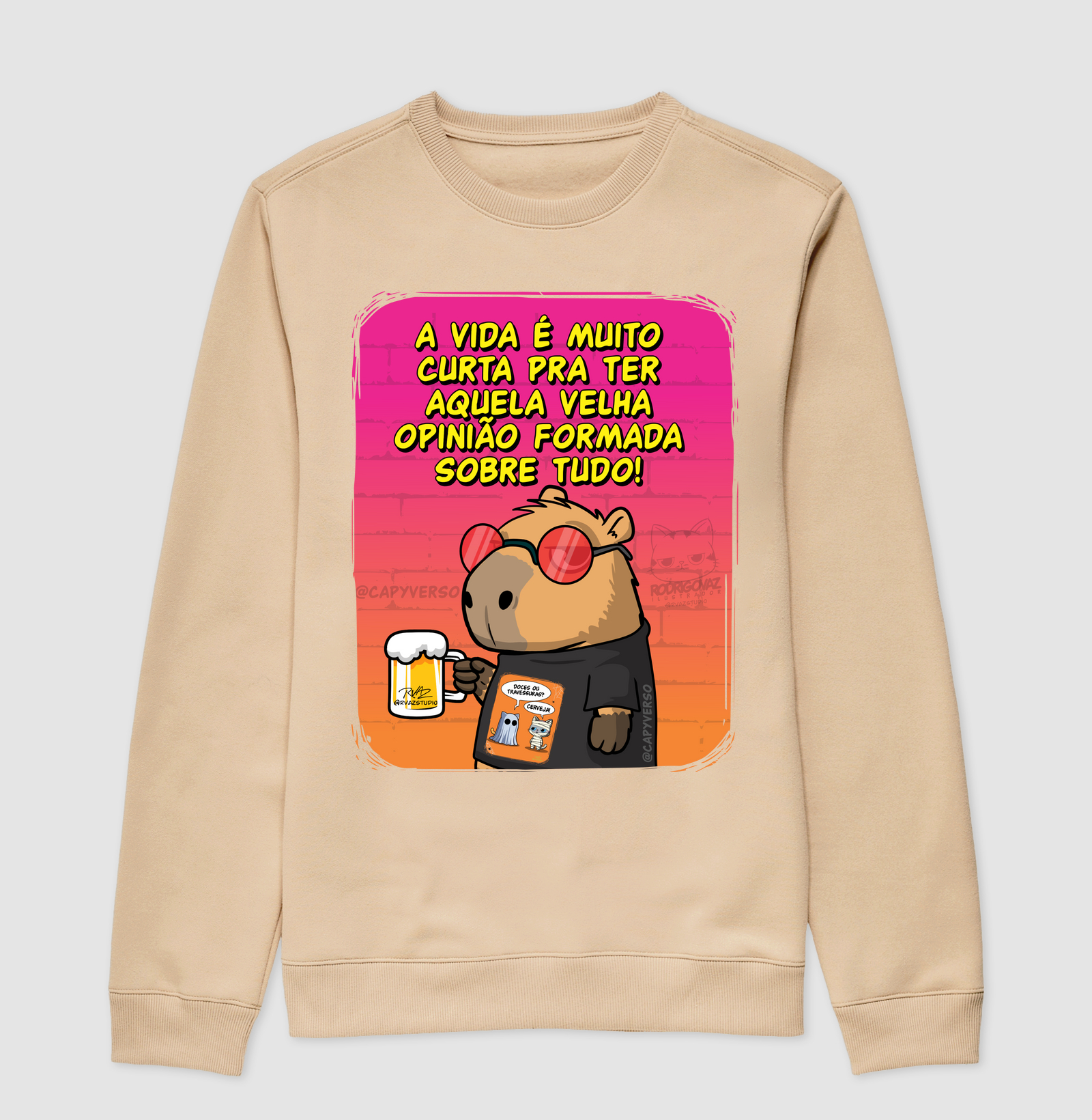 Camiseta Capivara Opinião - Imagem 3
