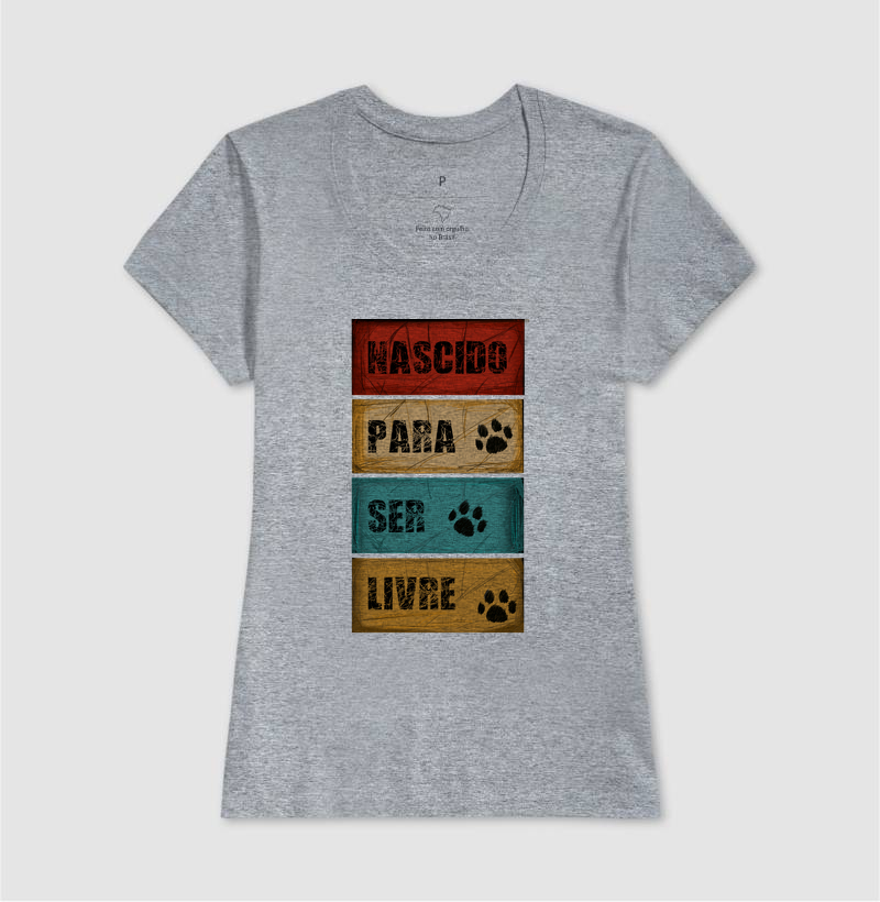 Camiseta Nascido para Ser Livre - Imagem 12