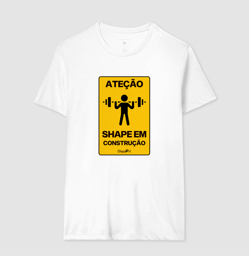 CAMISETA ACADEMIA SHAPE EM CONSTRUÇÃO - Imagem 4