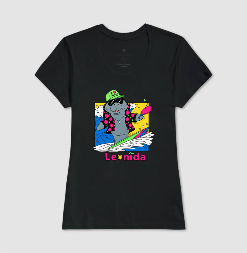Camiseta GTA 6 Jason – Leonida Surf com Peixe Boi / Manatee - Imagem 3