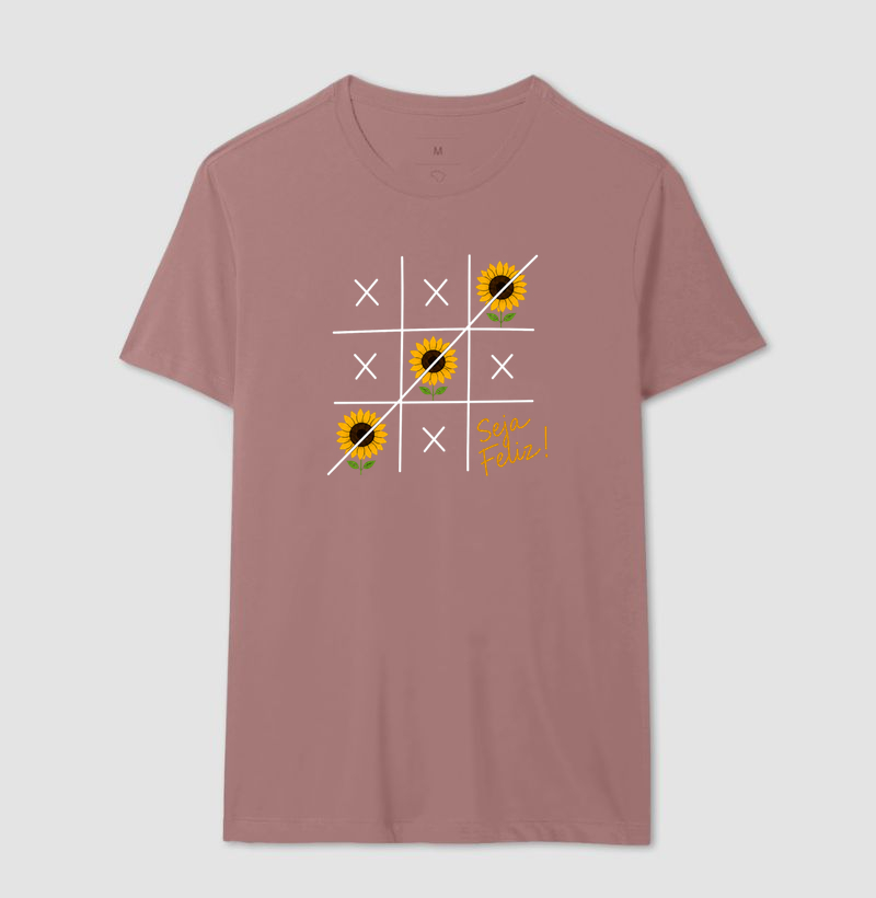 Camiseta Seja Feliz Girassol - Imagem 16