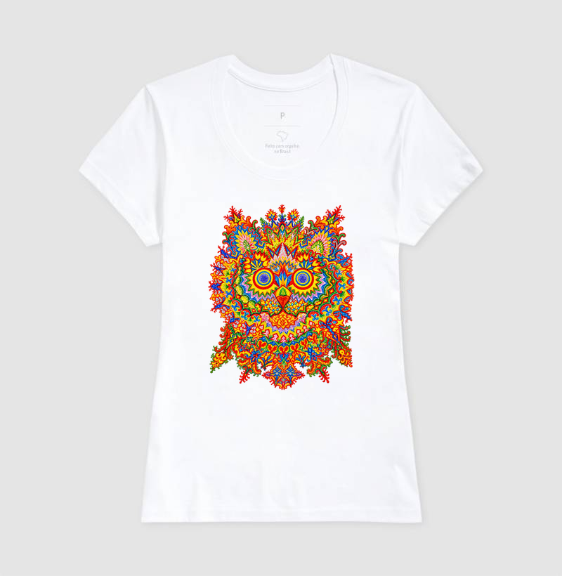 Sem Título (Psychedelic Cat) - Louis Wain - Imagem 5