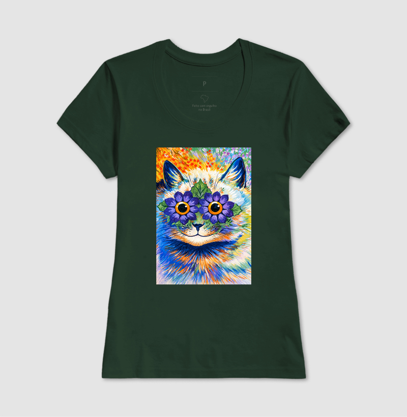 Psychedelic Flower Cat -  Louis Wain - Imagem 13