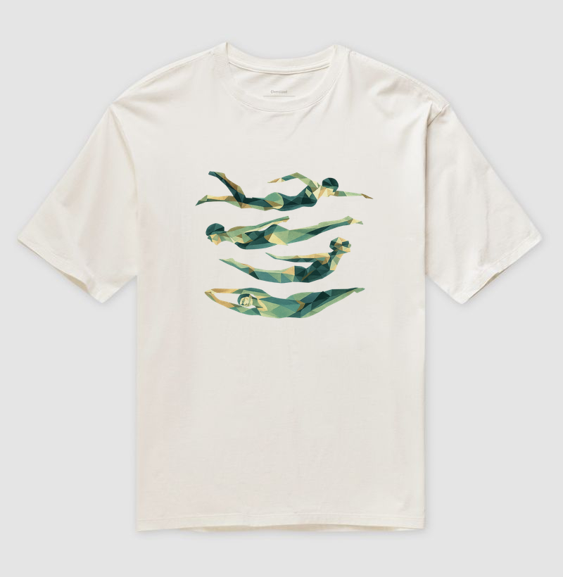 Camiseta Oversized Natação - Nadadoras - Imagem 2