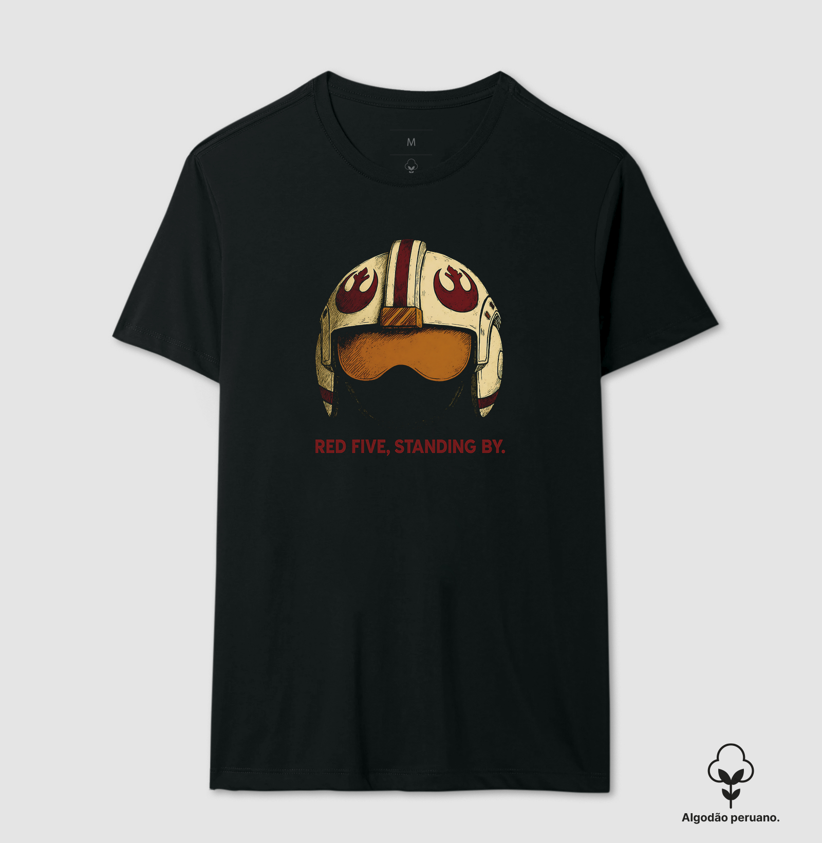 Camiseta Algodão Peruano Red Five - Imagem 2
