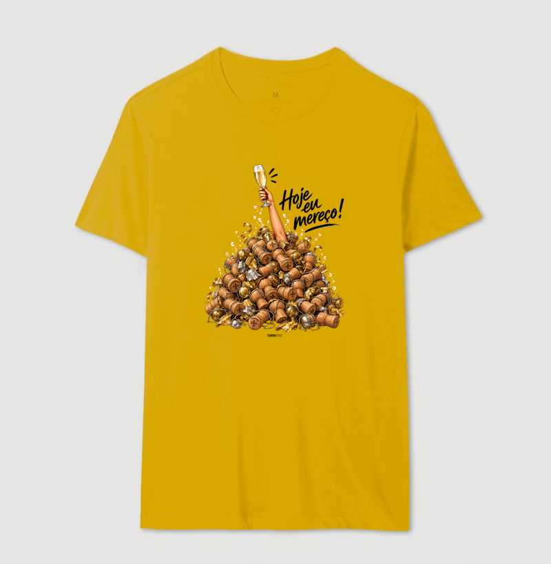 Camiseta “Hoje Eu Mereço” – Champagne Lifestyle - Imagem 12