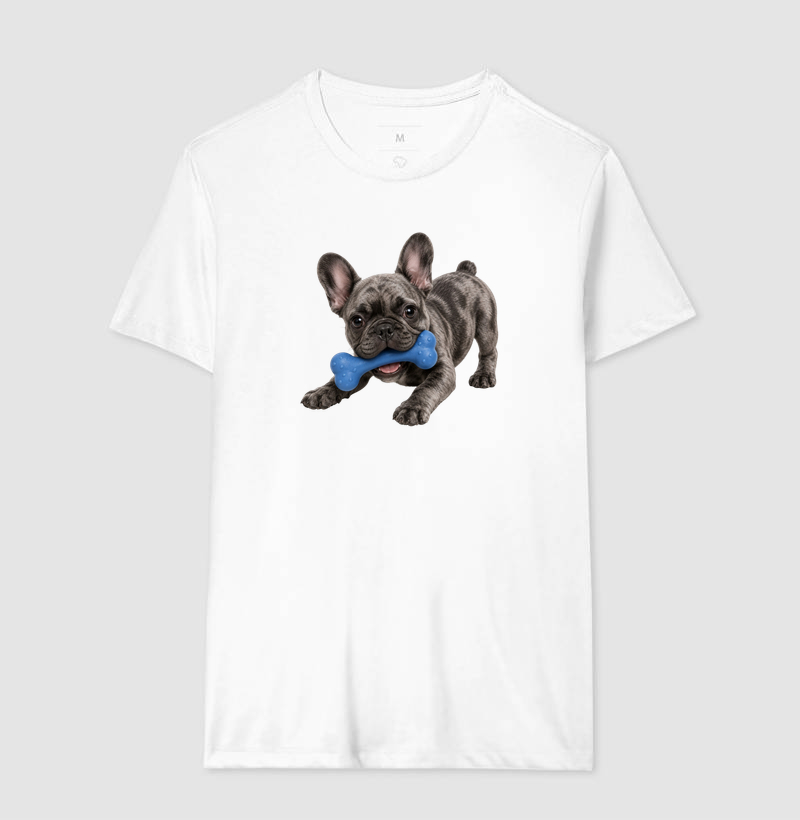 Bulldog (Buldogue) Francês Cinza - Desenho Animado - Imagem 4