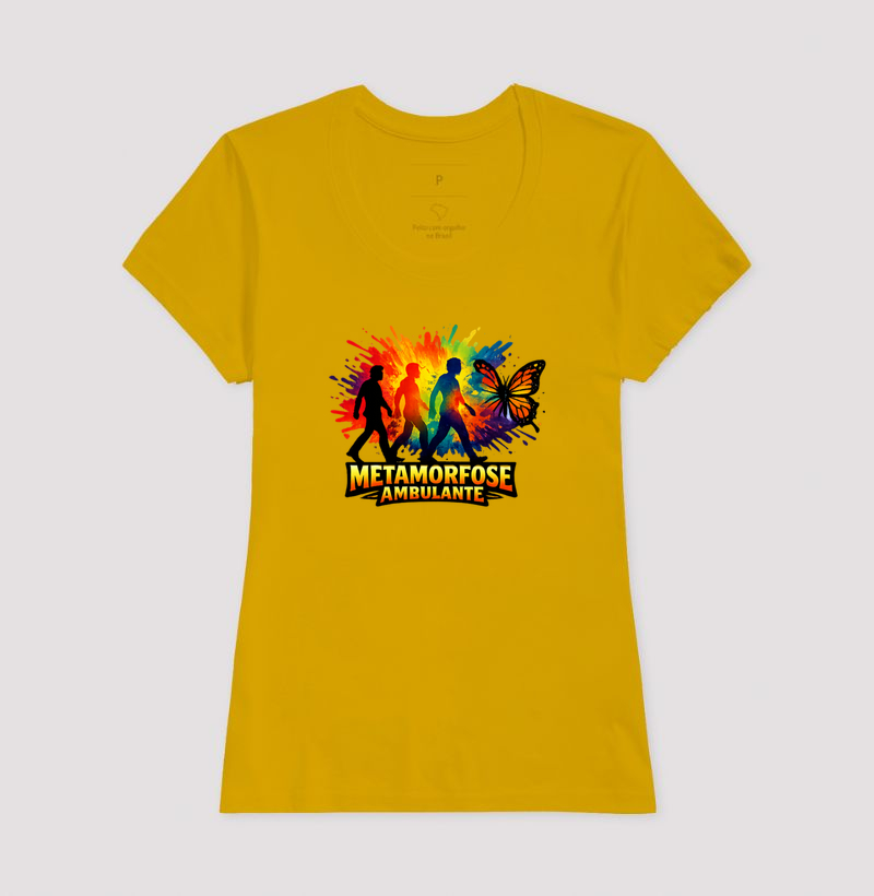 Camiseta Metamorfose Ambulante. Coleção Música. Masculina e Feminina. Algodão Premium - Imagem 12