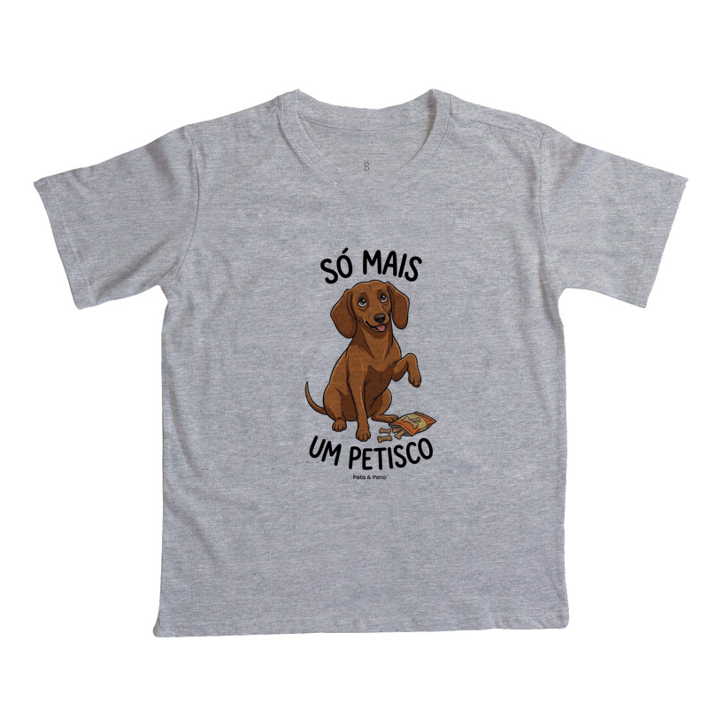 CAMISETA INFANTIL DACHSHUND SALSICHA PETISCO - Imagem 6