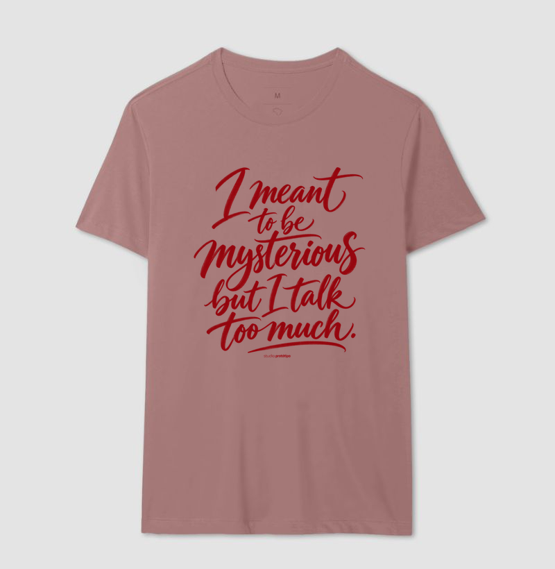 Camiseta Meant to Be Mysterious - Imagem 10