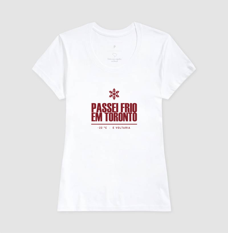Camiseta Passei Frio em Toronto - Imagem 5