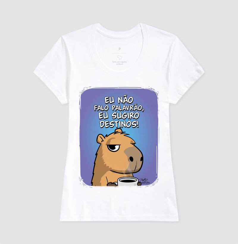 Camiseta Capivara Sugiro Destinos - Imagem 5