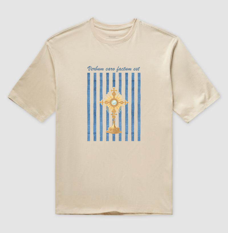 Camiseta Oversized O Verbo se Fez Carne - Imagem 3