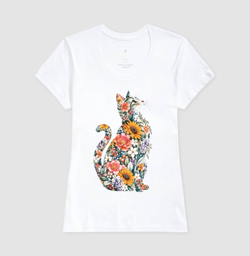 gato floral - Imagem 3