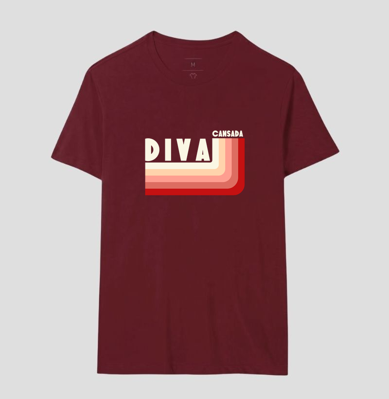 Diva cansada Stripes Bordeaux  - Imagem 2