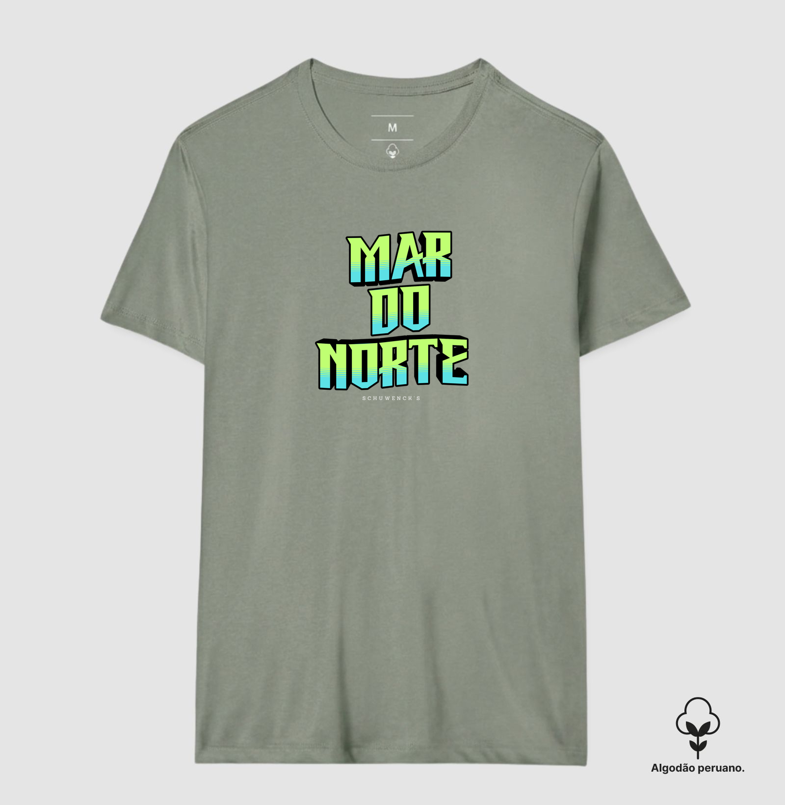 Camiseta Algodão Peruano Mar do Norte - Imagem 9